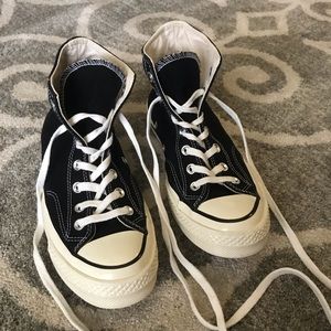 Black high top Converse